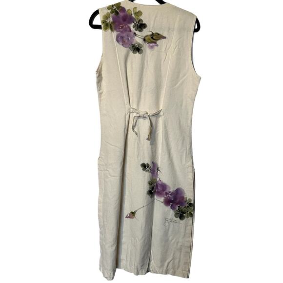 NWT One-of-a-Kind Oriental Painting by Kay Stratman "Singing Bird" 100% Silk - Picture 9 of 16